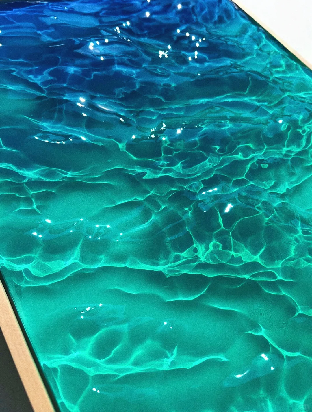 我用滴胶做了幅画把大海带回家｜手工友人