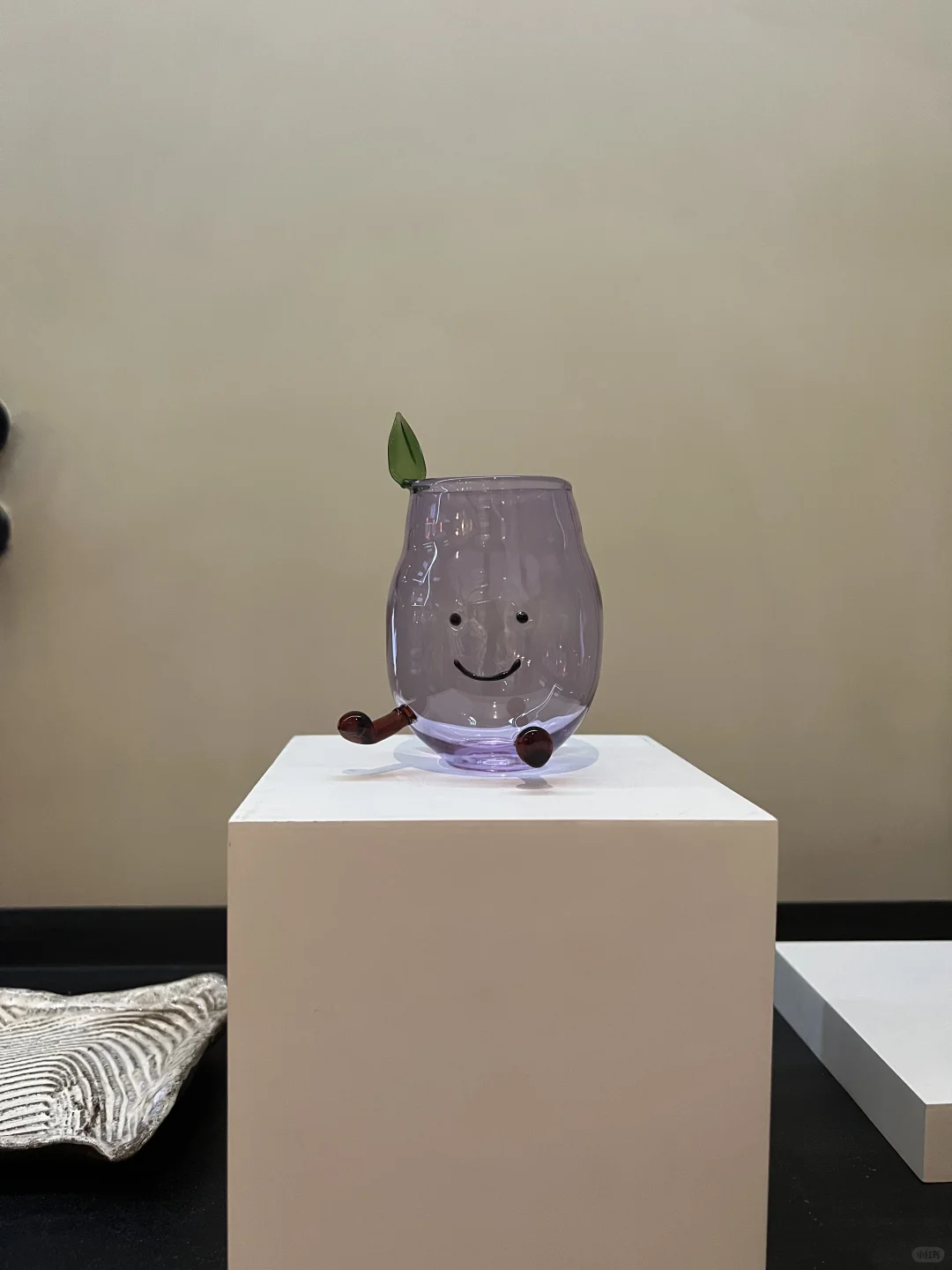 在景德镇烧玻璃之我吹出来个jellycat茄子杯