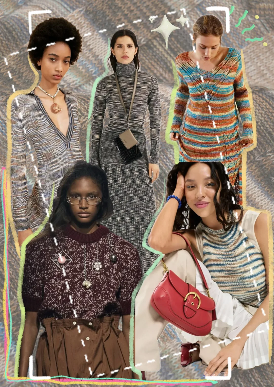 25/26SS针织趋势?夹花段染纱太会了！