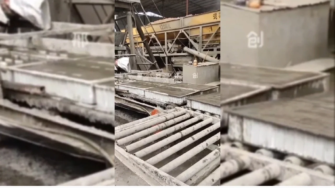 祥创水泥预制构件布料机器生产线成型设备