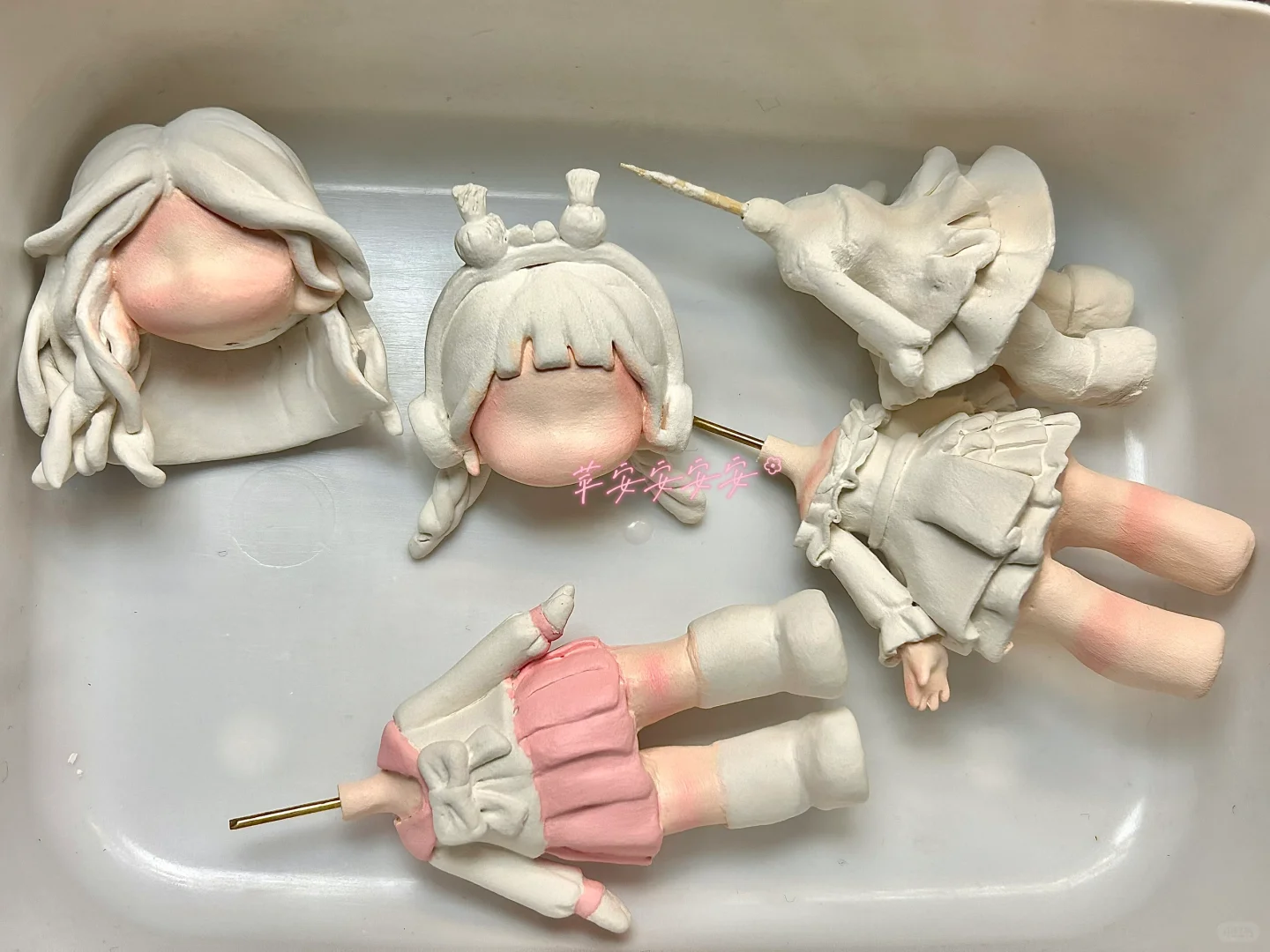 石塑粘土｜第一次做石塑粘土就成功了