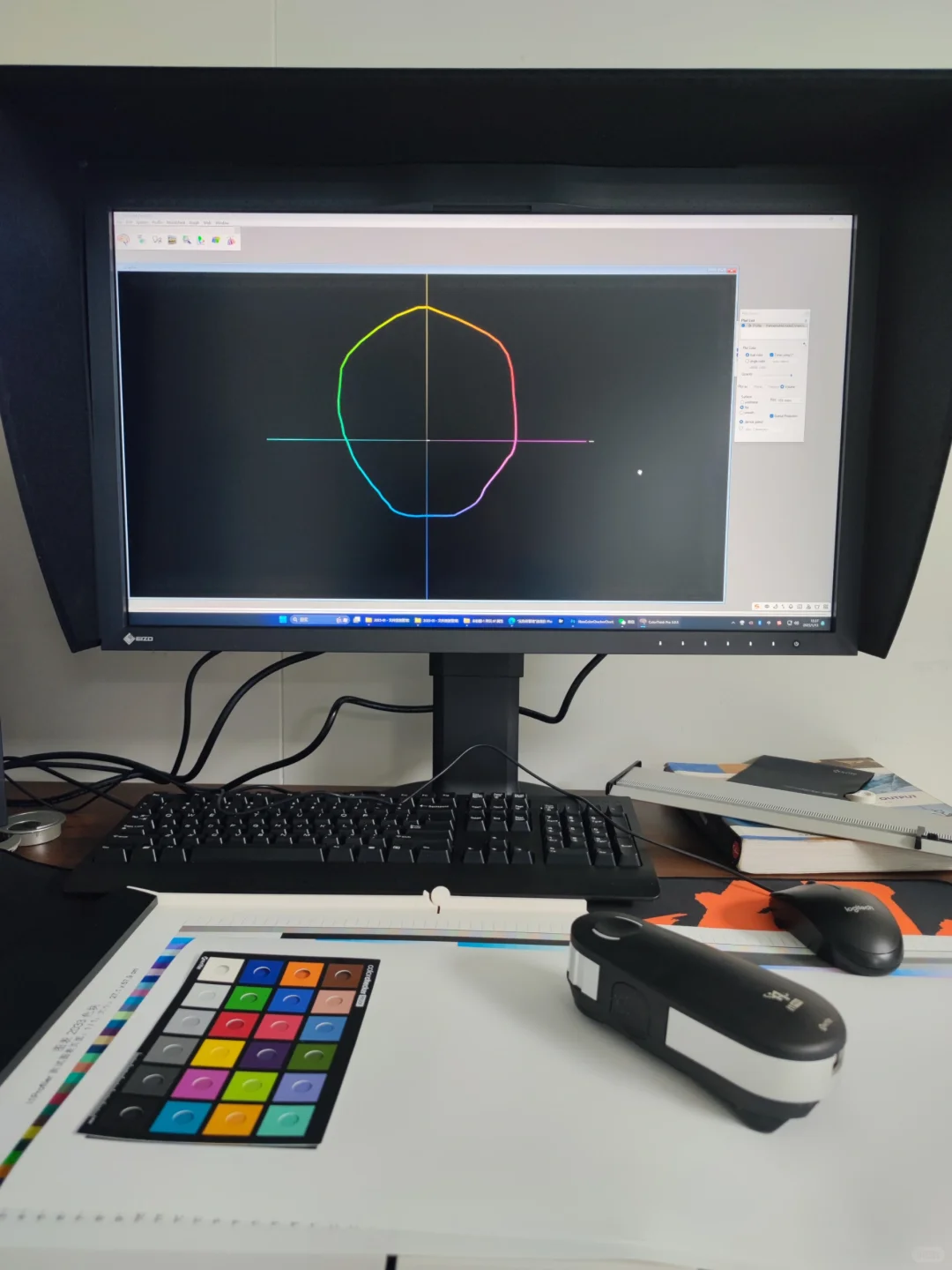 今年最后一次艺术微喷色彩管理培训结束