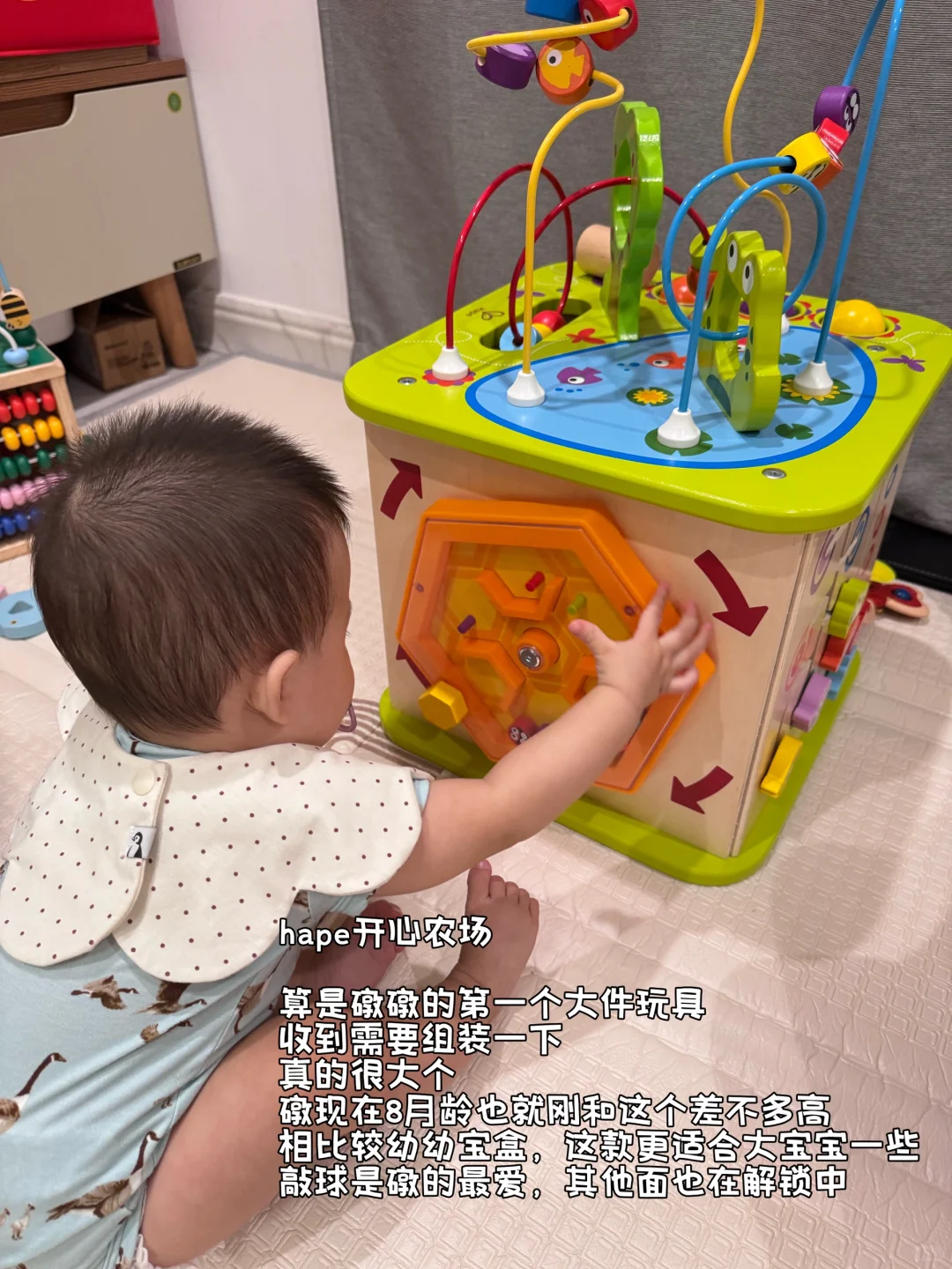 8月龄宝宝大件玩具分享?