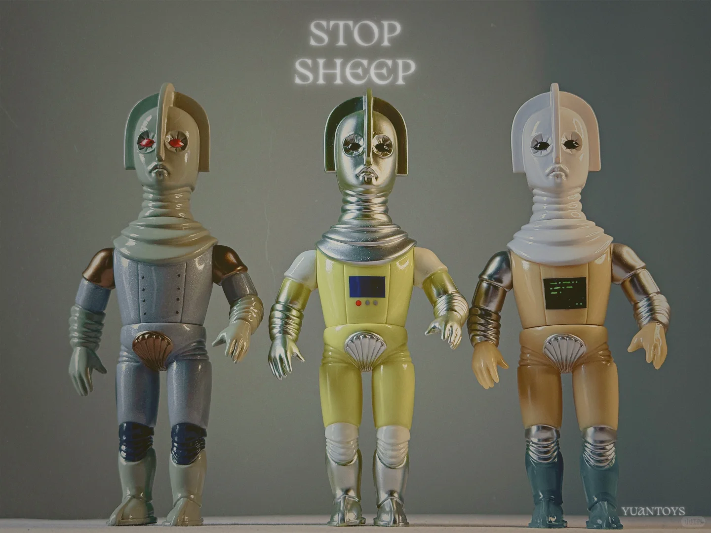 stop sheep sofubi 停止羊复古机器人们
