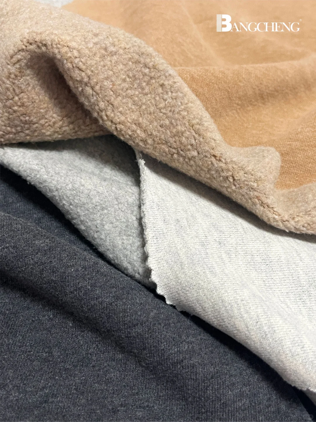 底和面都是彩纱的棉摇粒卫衣❗️秋冬复古暖绒