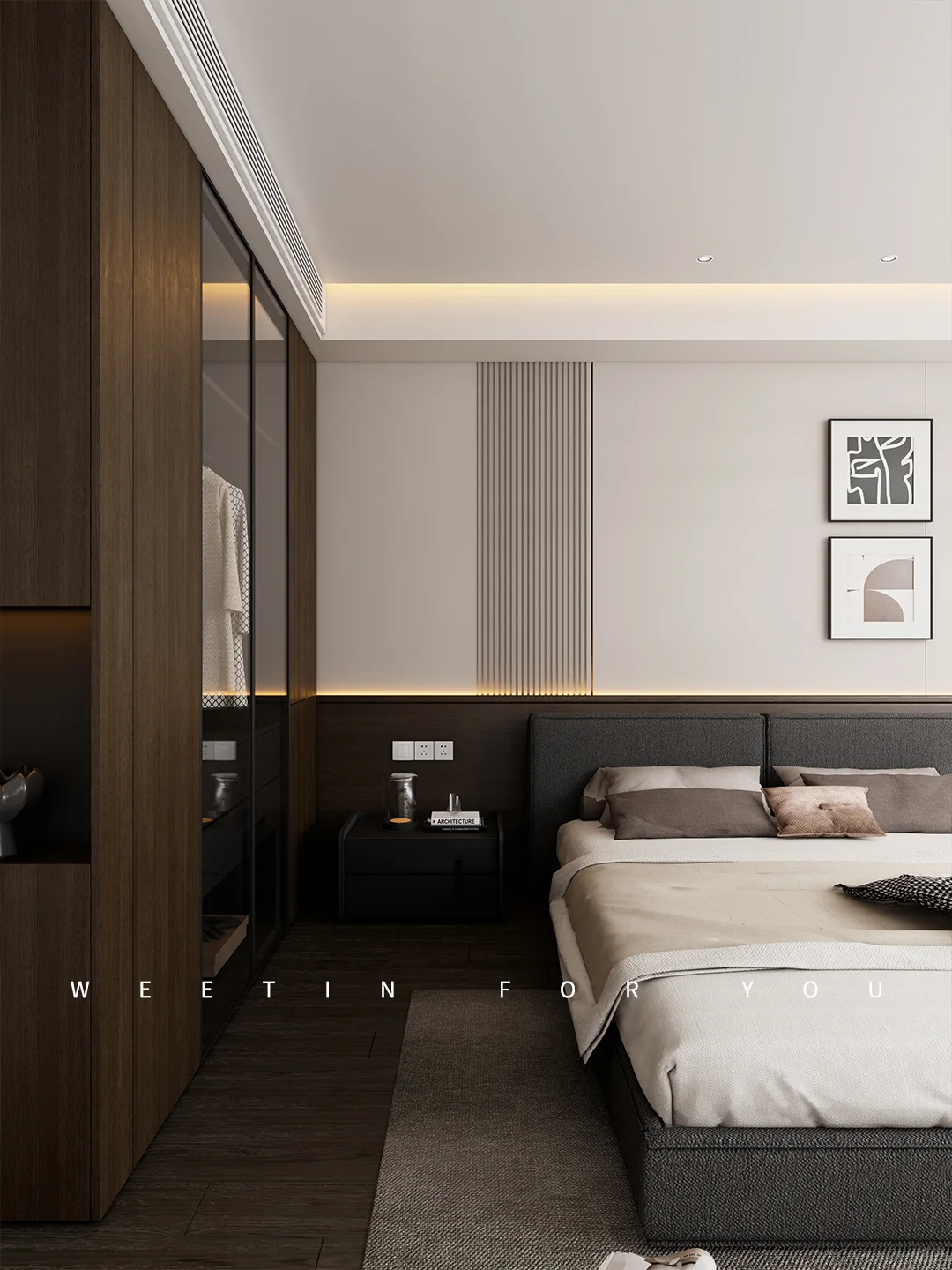 懂了，什么是高级感主卧衣柜！?