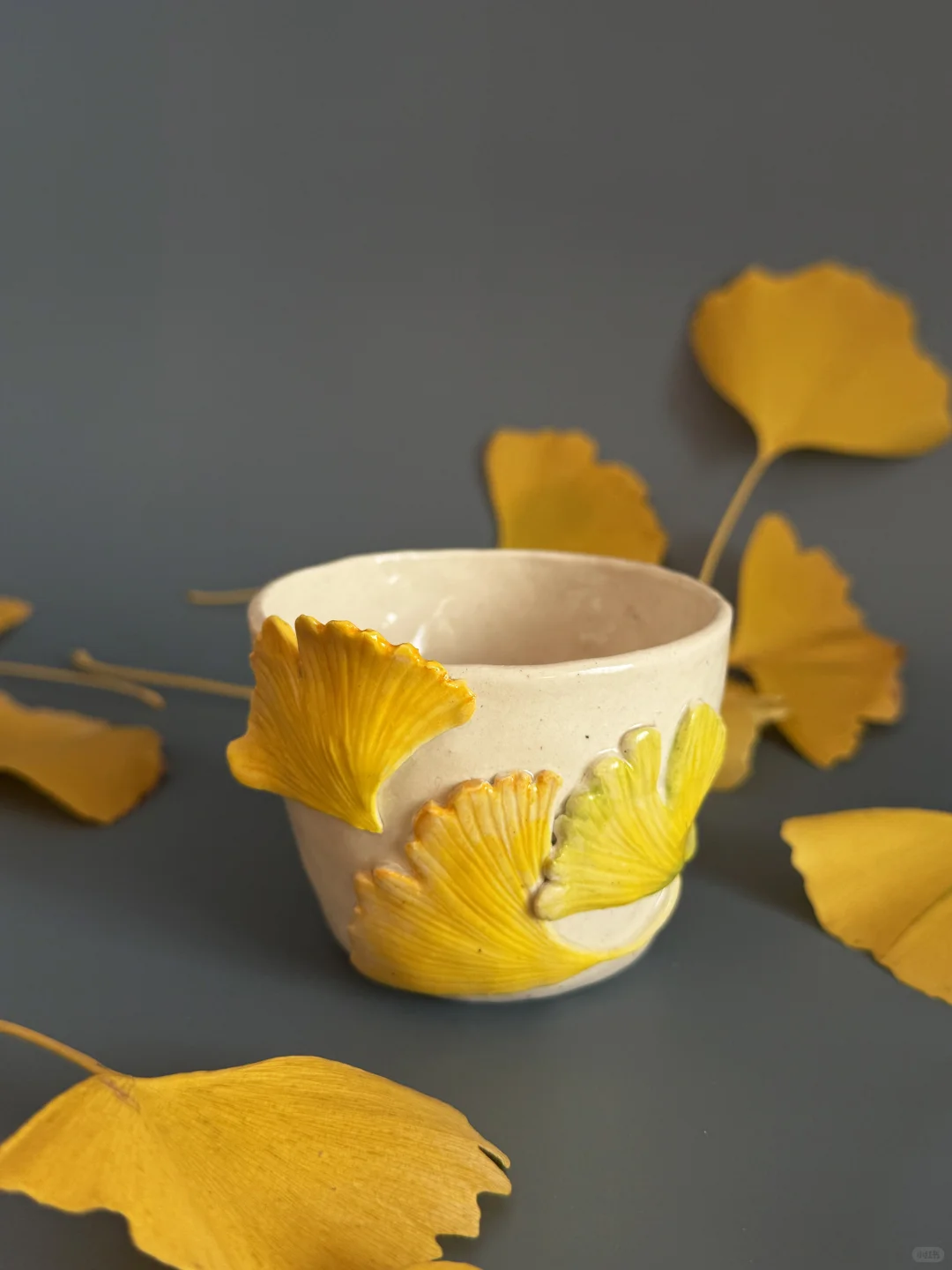 挑战100个花花杯——012 银杏