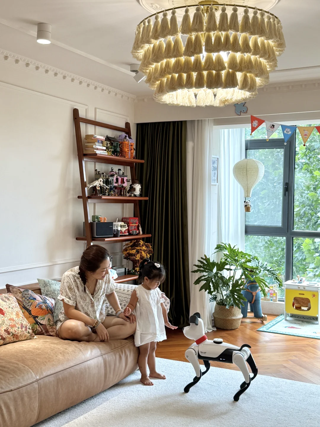 没有二胎但有小狗?恭喜女儿过上梦想童年!