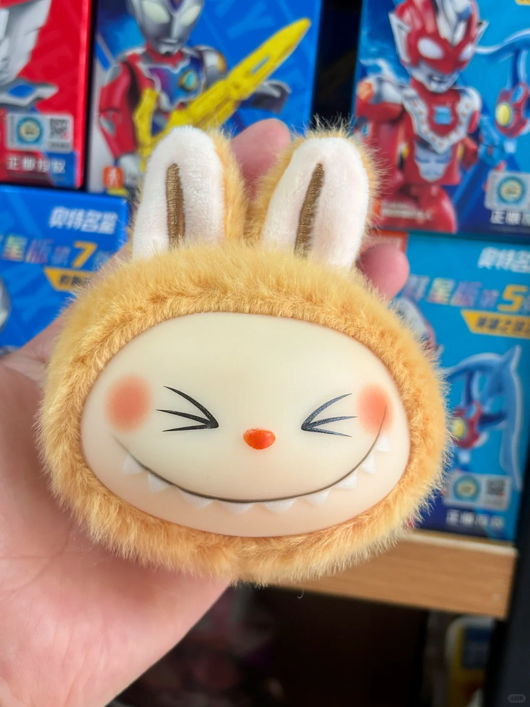 学校门口小卖部5元一只的mini labubu，?