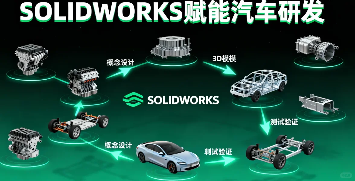 SOLIDWORKS为汽车零部件创新研发注入新动能