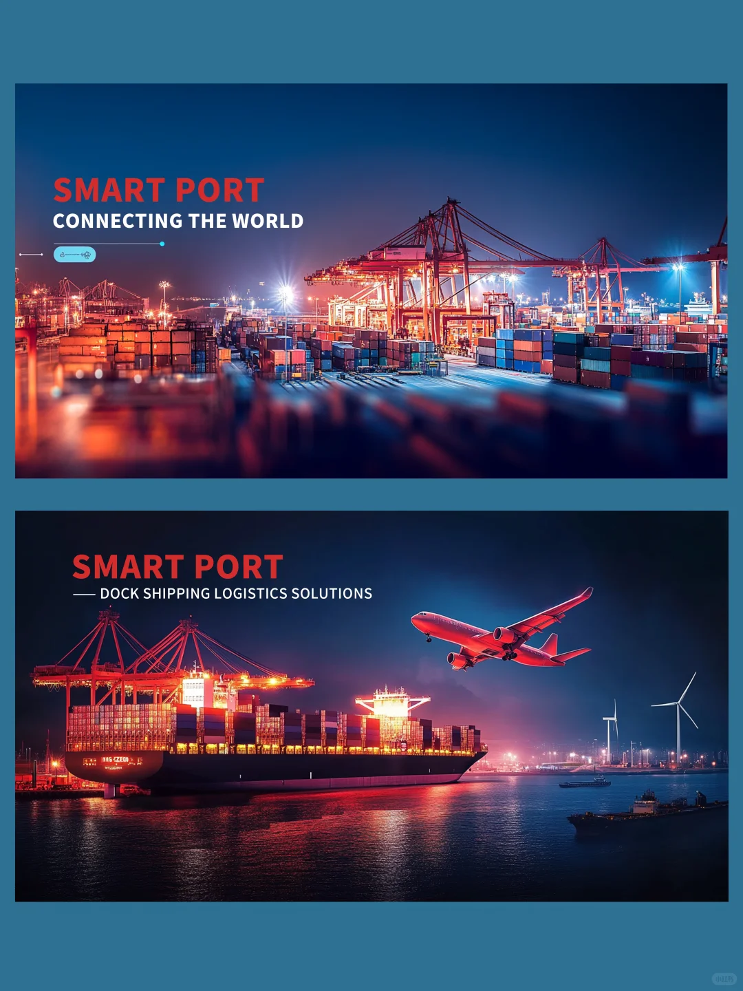 物流 PPT 不会做?4 大运输方式模板直接抄