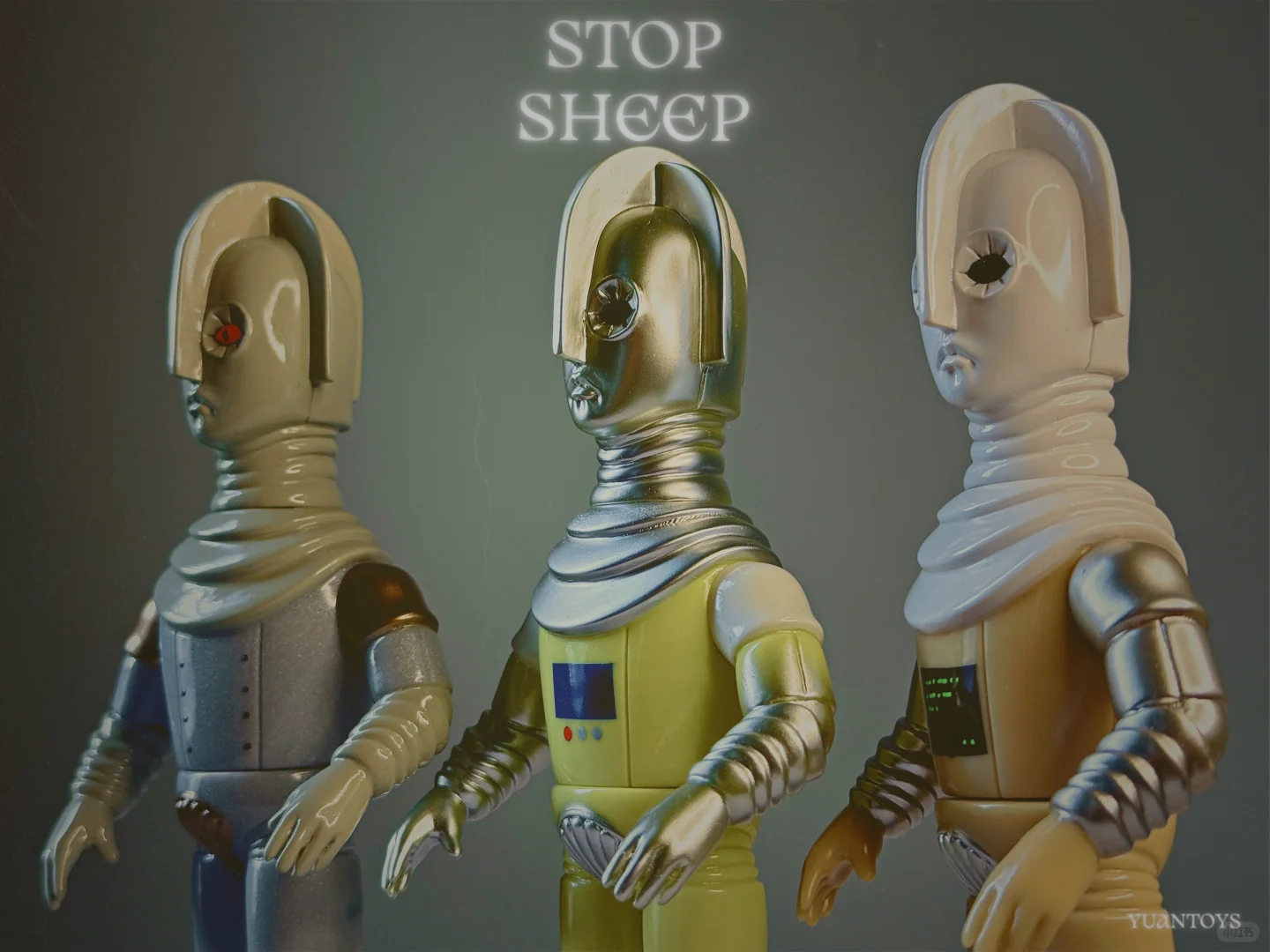 stop sheep sofubi 停止羊复古机器人们