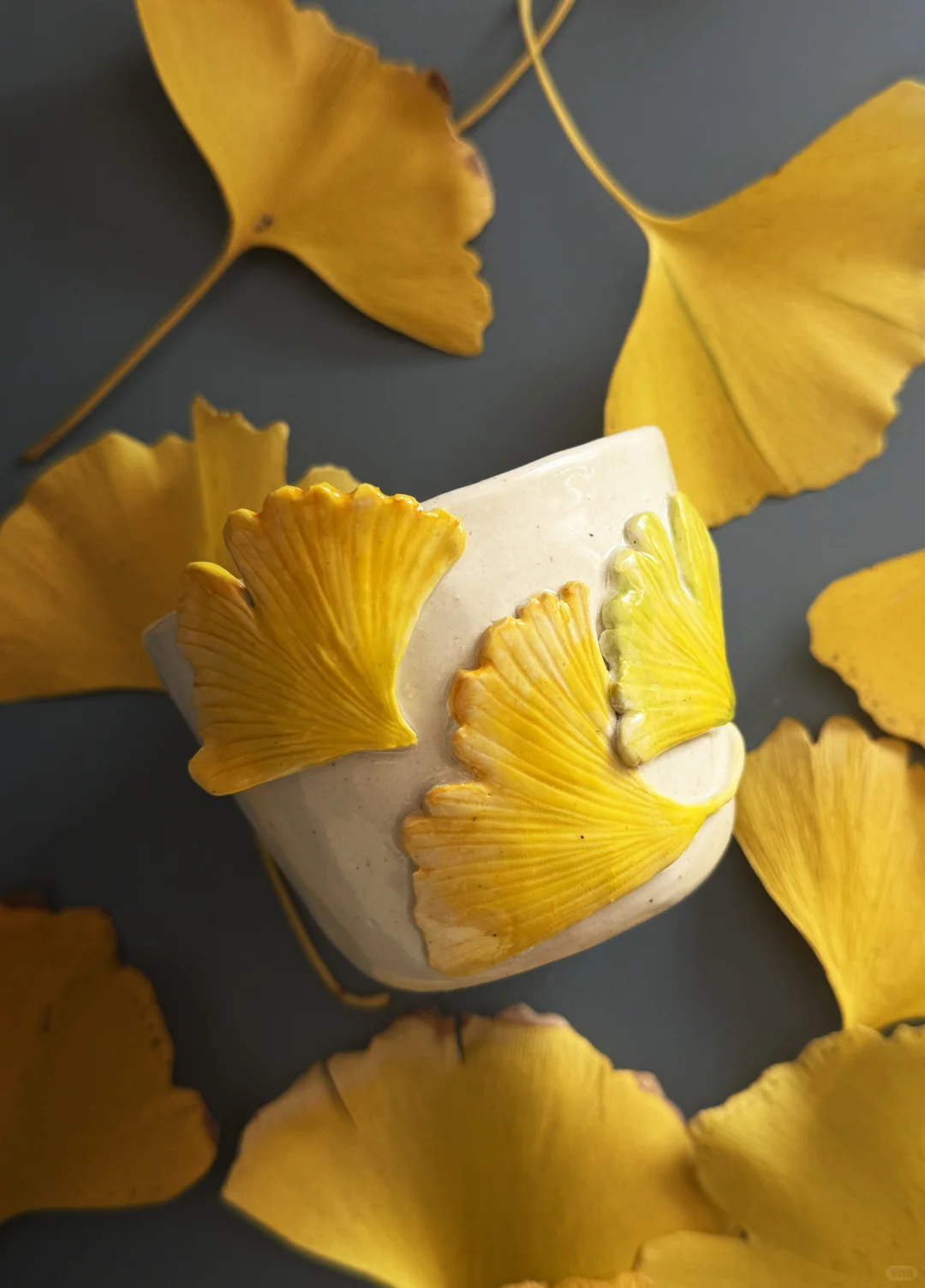 挑战100个花花杯——012 银杏