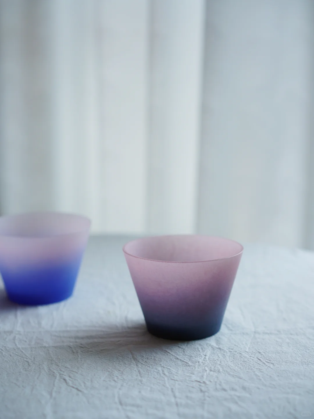 云汀手作|联名款粉烧玻璃猪口杯新颜色