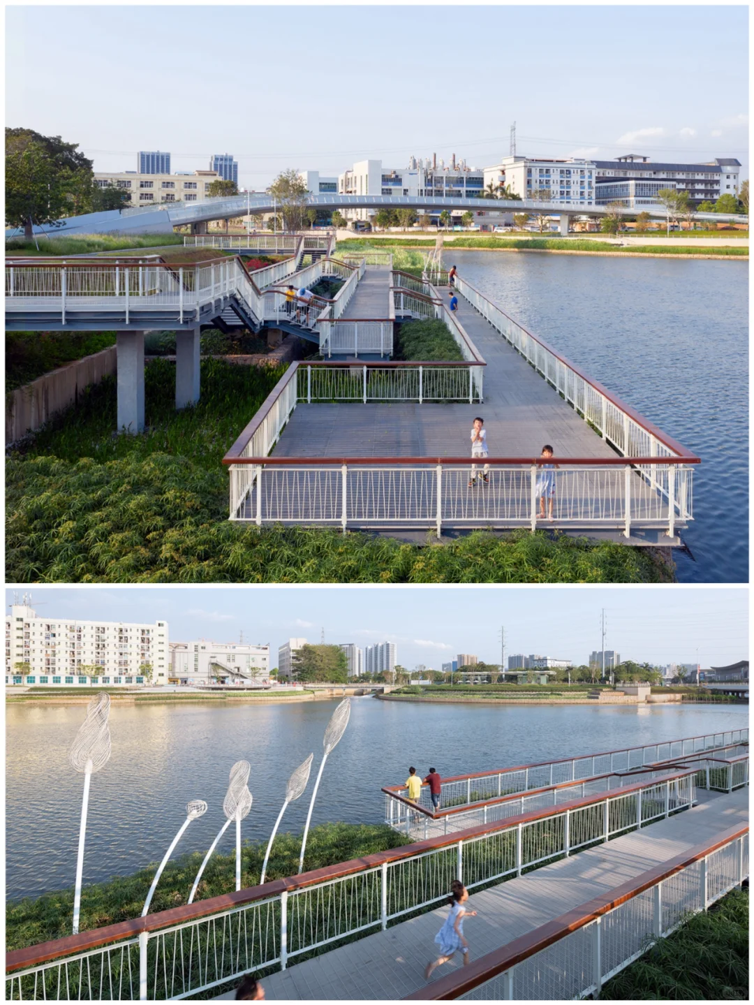 生态石笼梯级湿地在城市河道的妙用