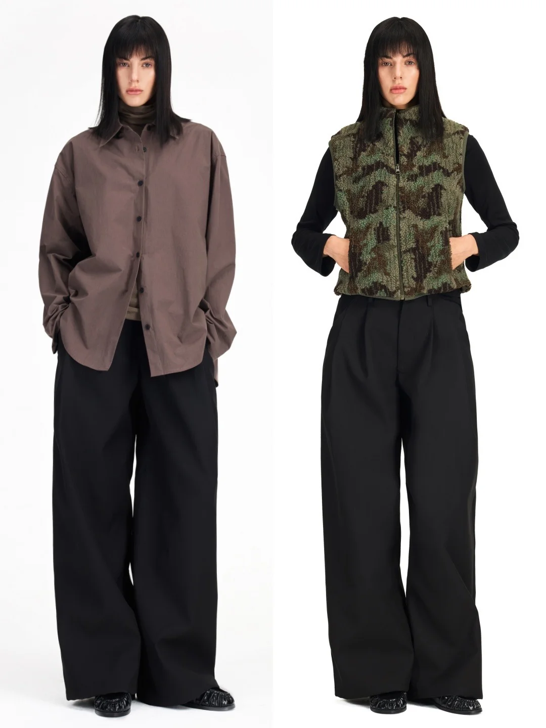 秋冬穿什么｜极简通勤轻工装松弛感穿搭