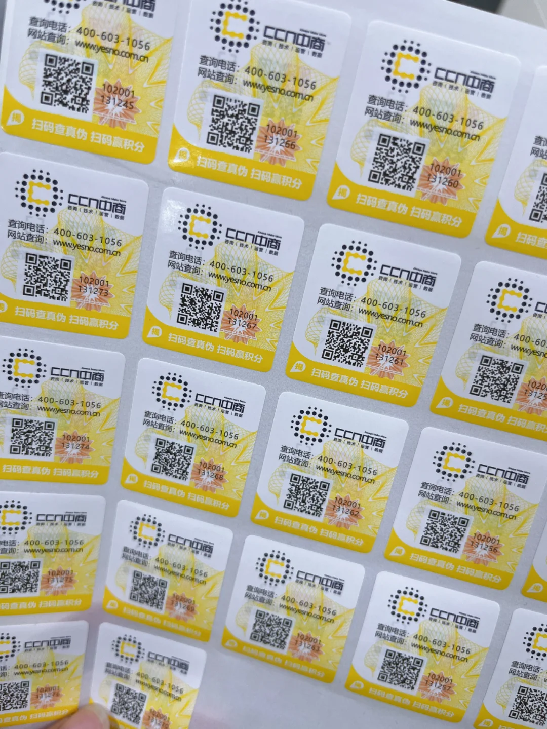 想了解防伪标的快看过来!专业标签定制