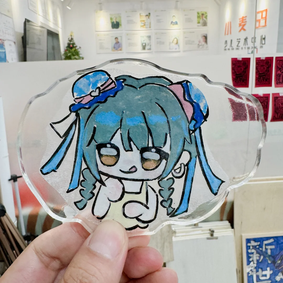 滴胶杯垫|学生们制作的小手工?