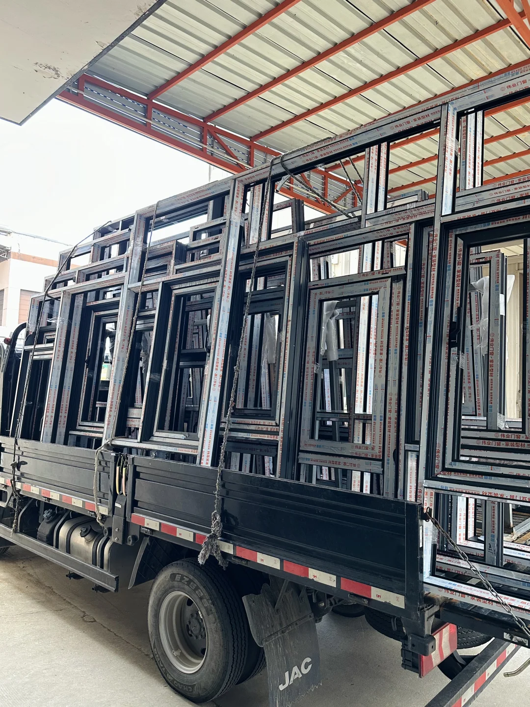 ?38℃高温装车实录！门窗人必备的装车秘籍