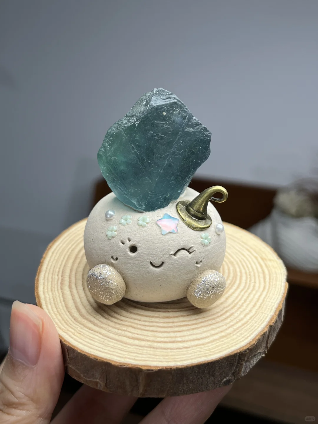 无聊?用石塑粘土做了个小东西