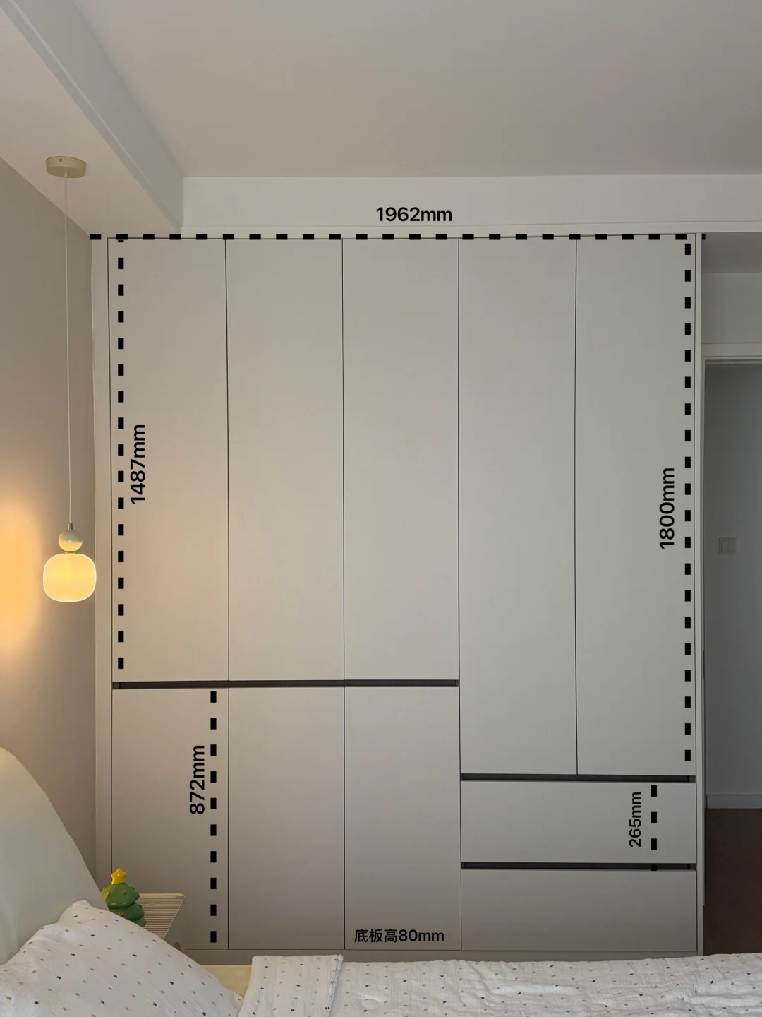 我家衣柜这颜值比例绝了!(附尺寸版)