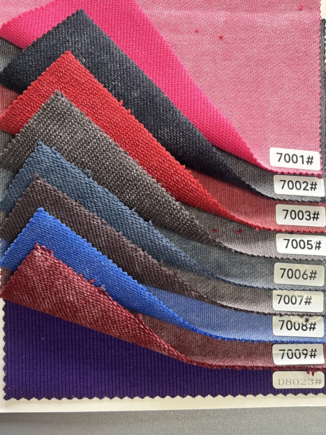 一款超重磅的巴黎卫衣材质的洗褪面料！