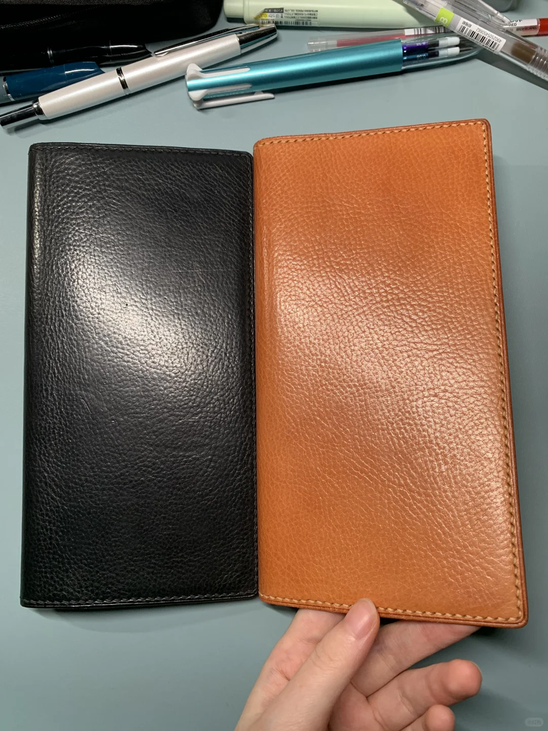 mbox变色对比，裸色黑色变化都好大