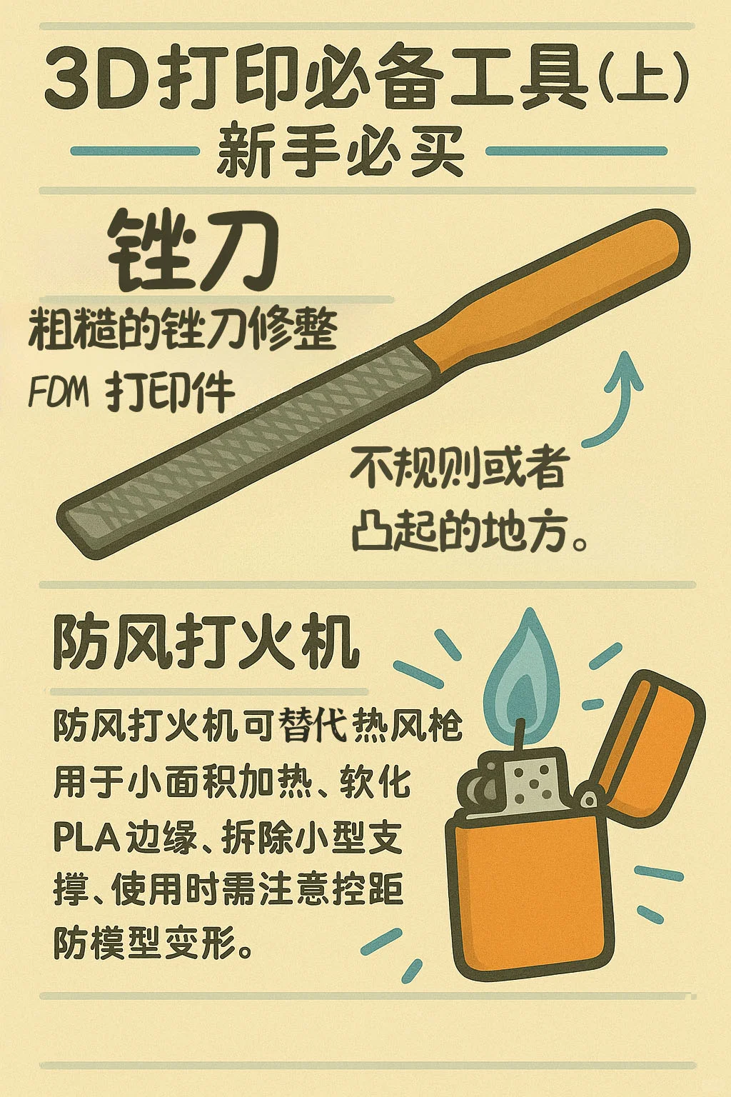 3D打印必备的工具?！(基础篇)