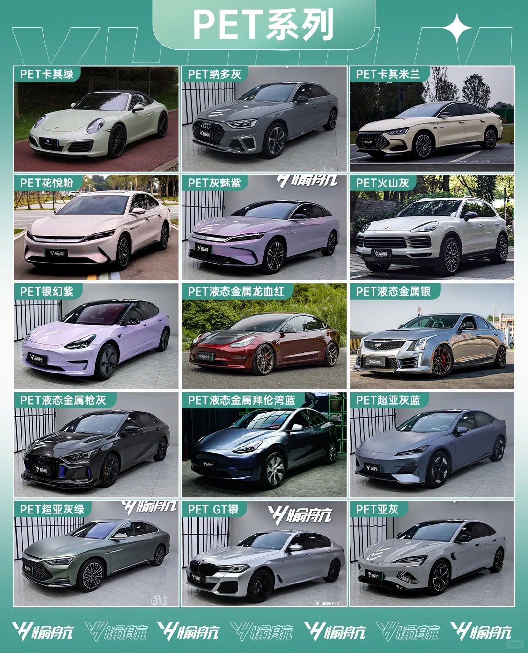 ⁉️你真正了解改色的材质，pvc还是Pet材质❓