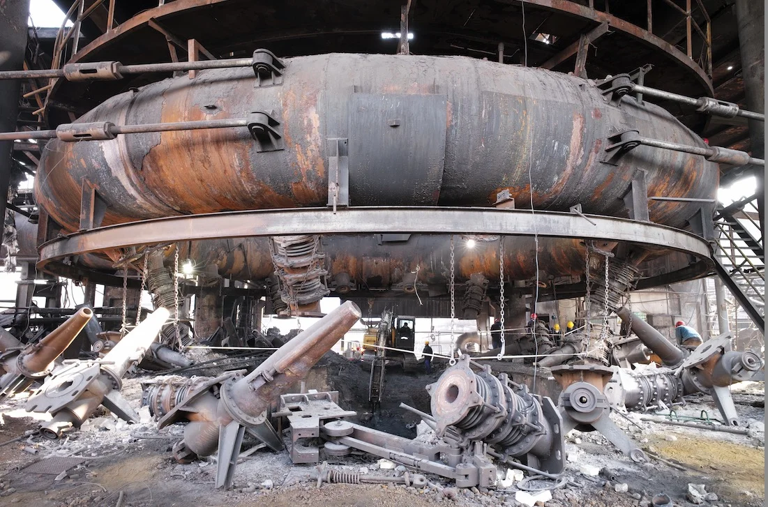 炼铁炉维修 老工业