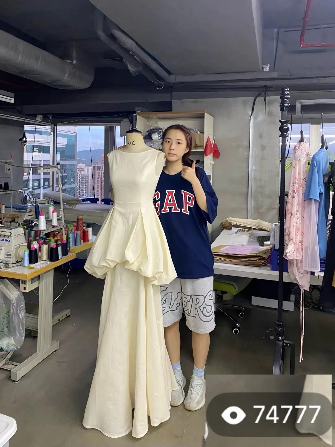 自己做的衣服！被70000个小宝贝看见啦！