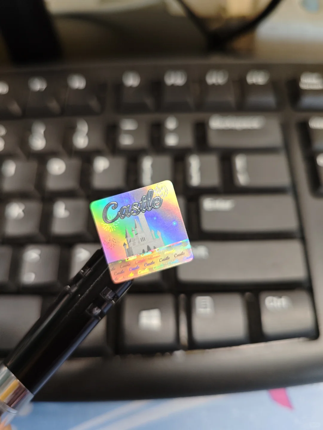 竟然有这么可爱的防伪标签