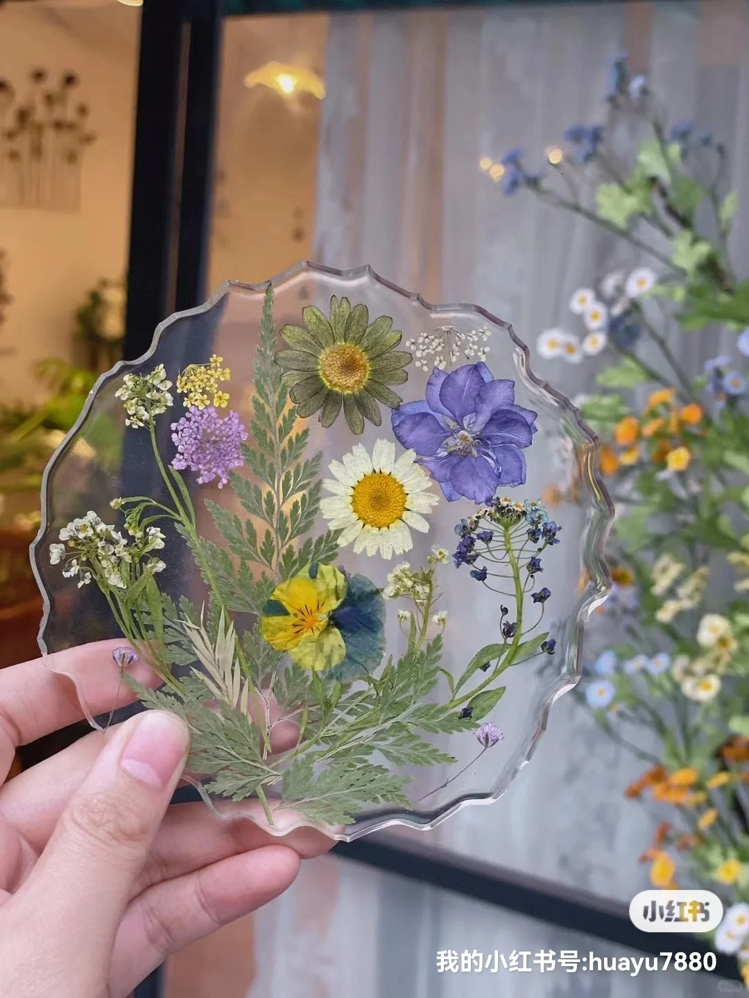 清远DIY滴胶杯垫｜定格大自然的美好和浪漫