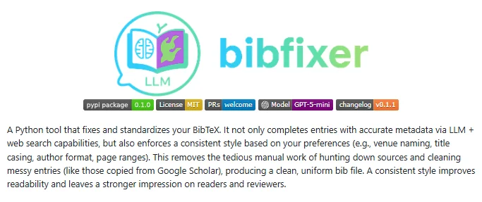 Bibfixer：LaTeX用户必备的参考文献工具