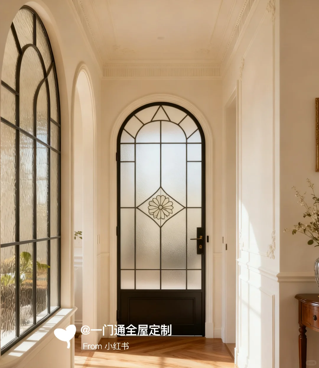 艺术玻璃拱门彩绘玻璃艺术玻璃拱门、拱形门