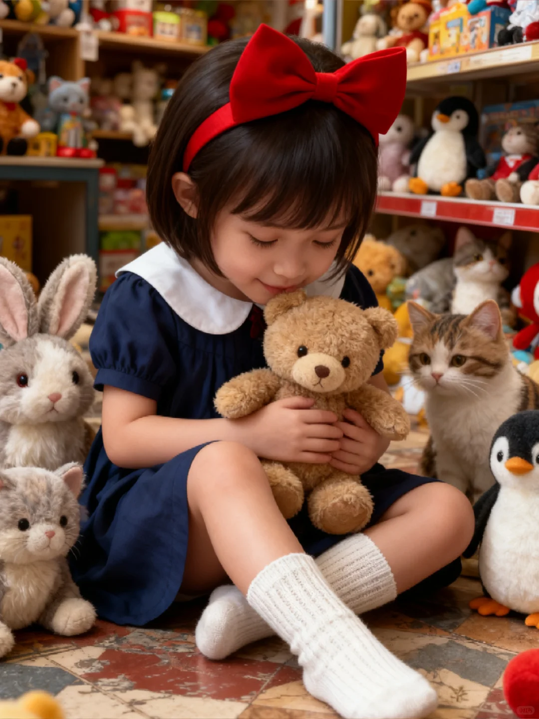 可爱到犯规啦！??今天是玩具店长噢~