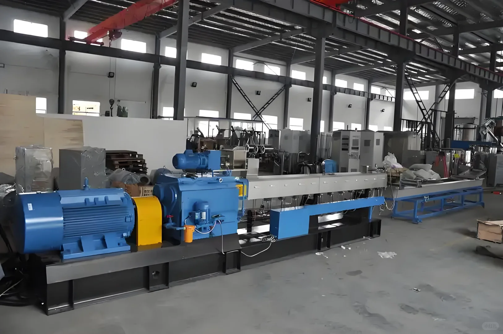 塑料厂求购单螺杆,双螺杆挤出机20台