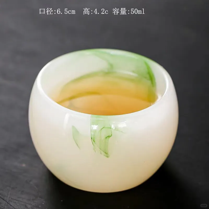 ?耐热防烫琉璃玉瓷主人杯?