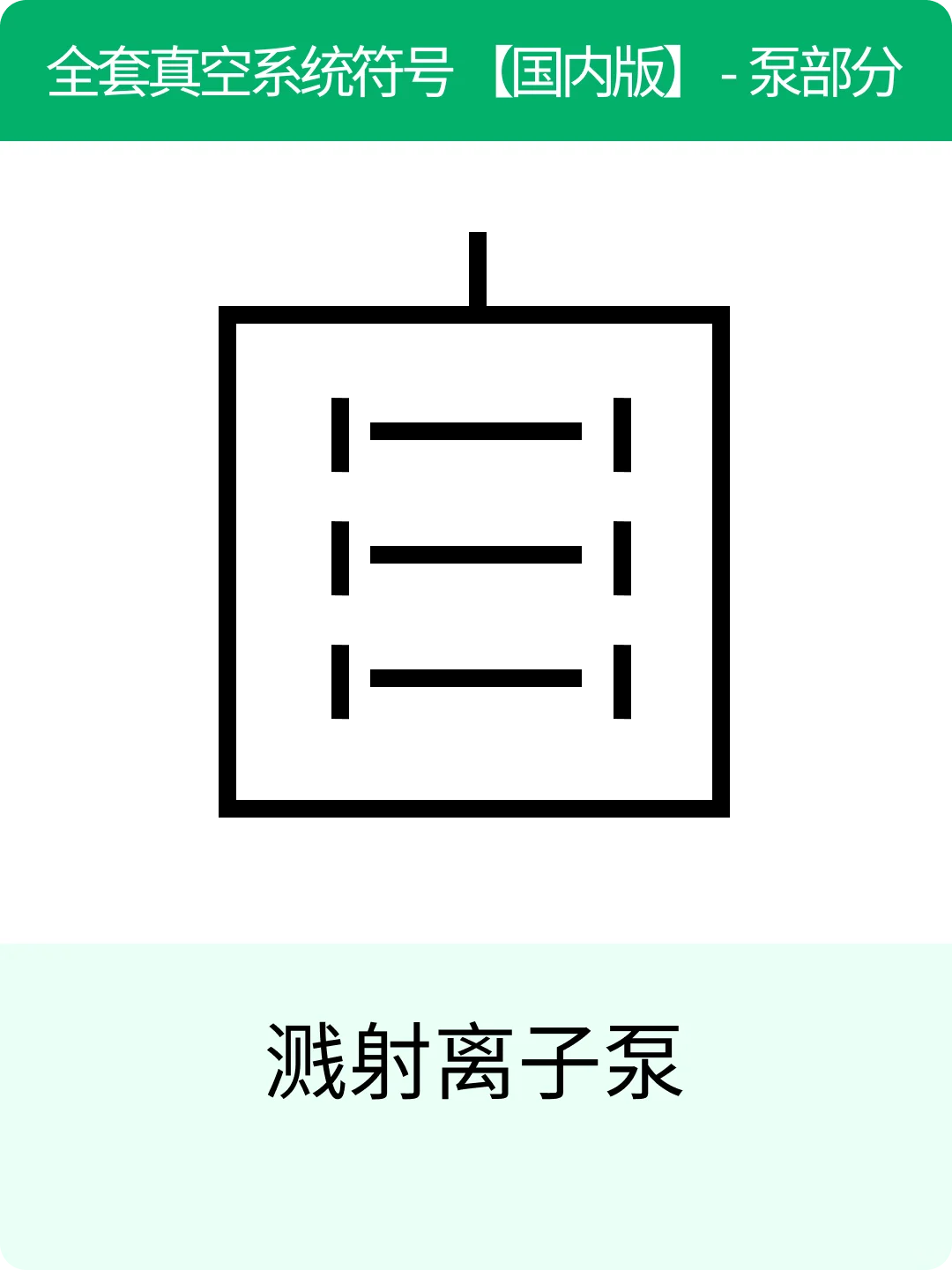 真空系统符号大全（国内版）– 泵（3/3）