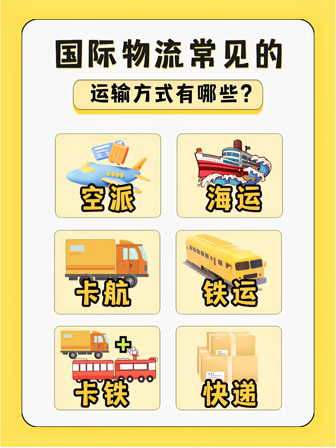 国际物流运输方式海陆空全解析?✈️?