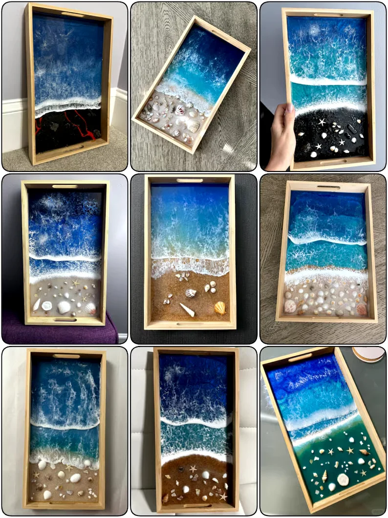 **?【海洋风滴胶托盘·源头工厂直供】