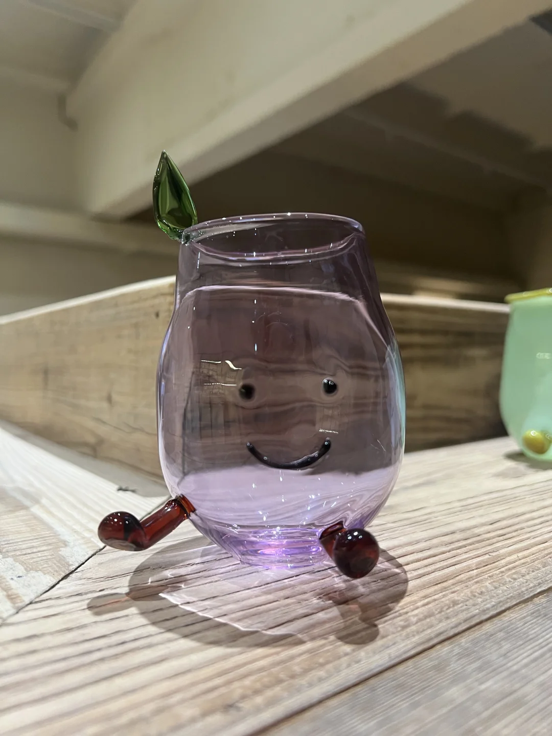 在景德镇烧玻璃之我吹出来个jellycat茄子杯