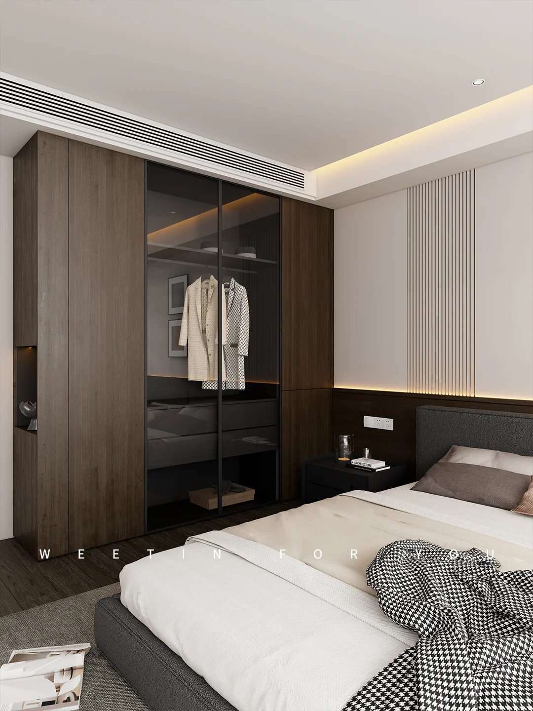 懂了，什么是高级感主卧衣柜！?