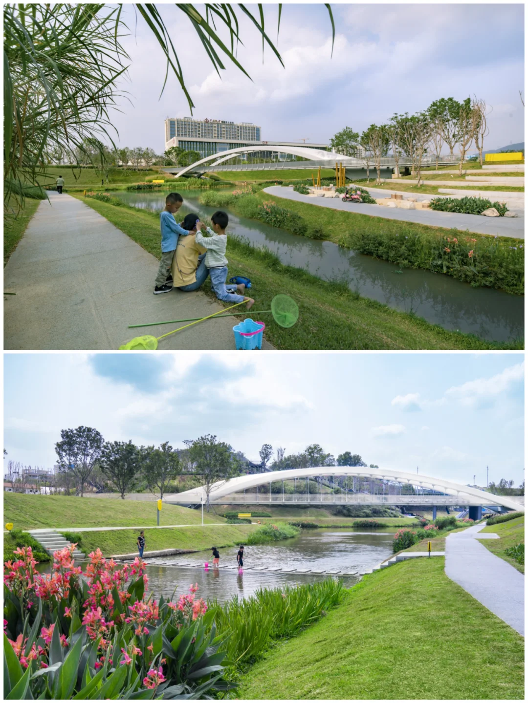 生态型边坡城市河道景观设计案例