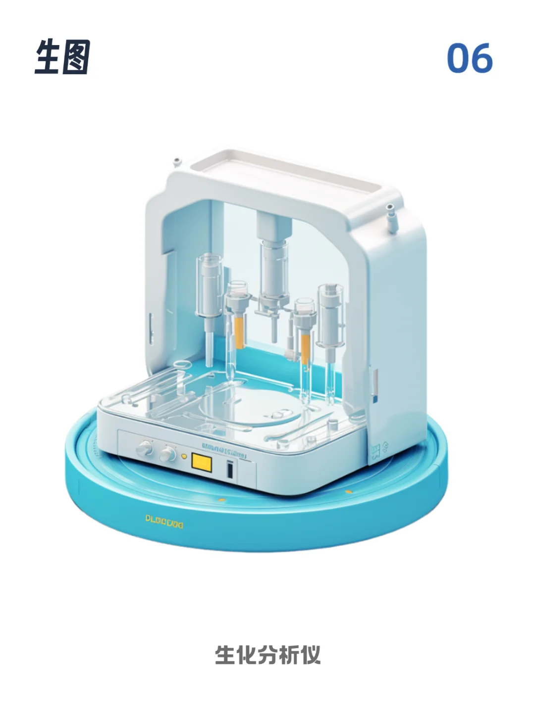 Midjourney B端医疗设备图标(二)素材自取