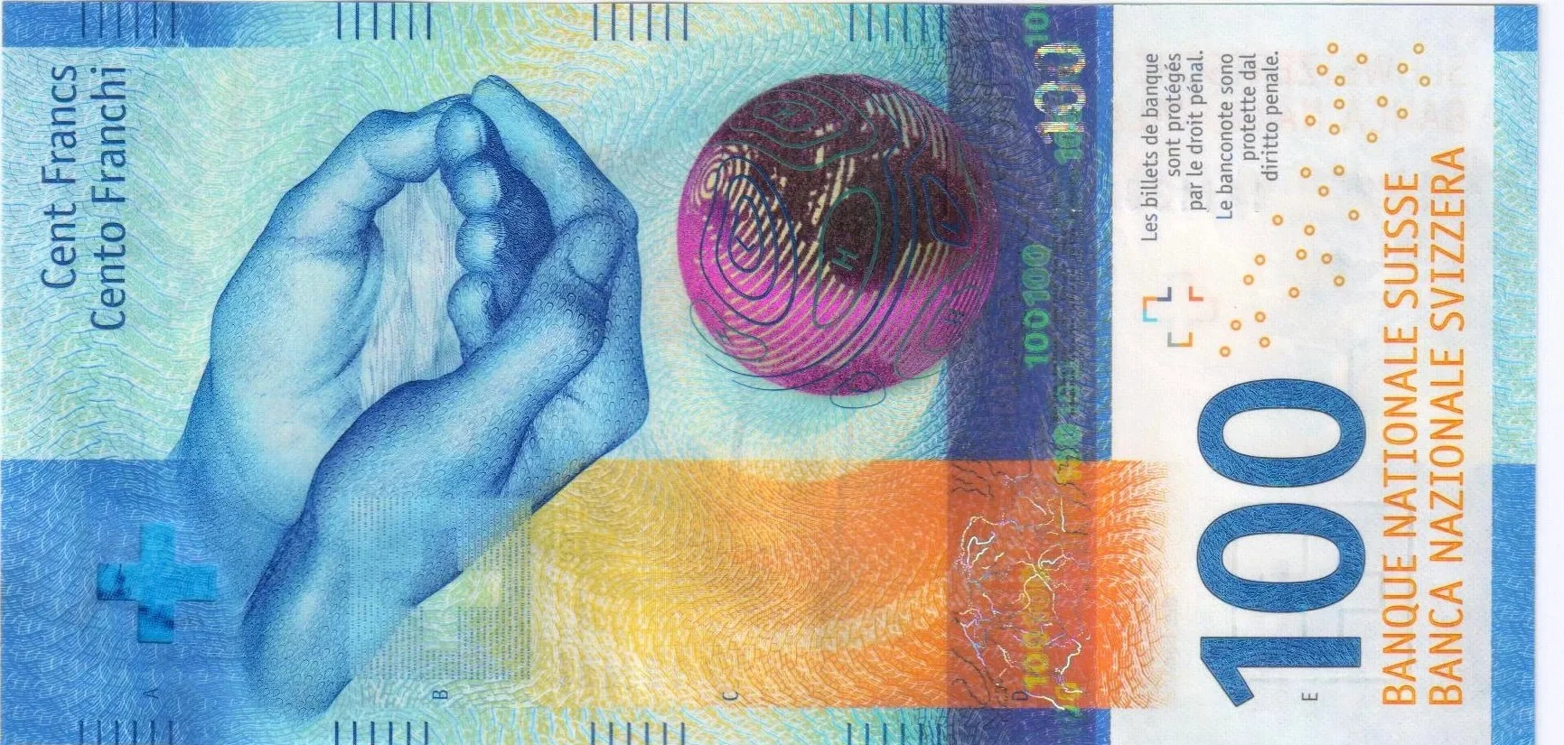 世界最难伪造的纸币-瑞士法郎