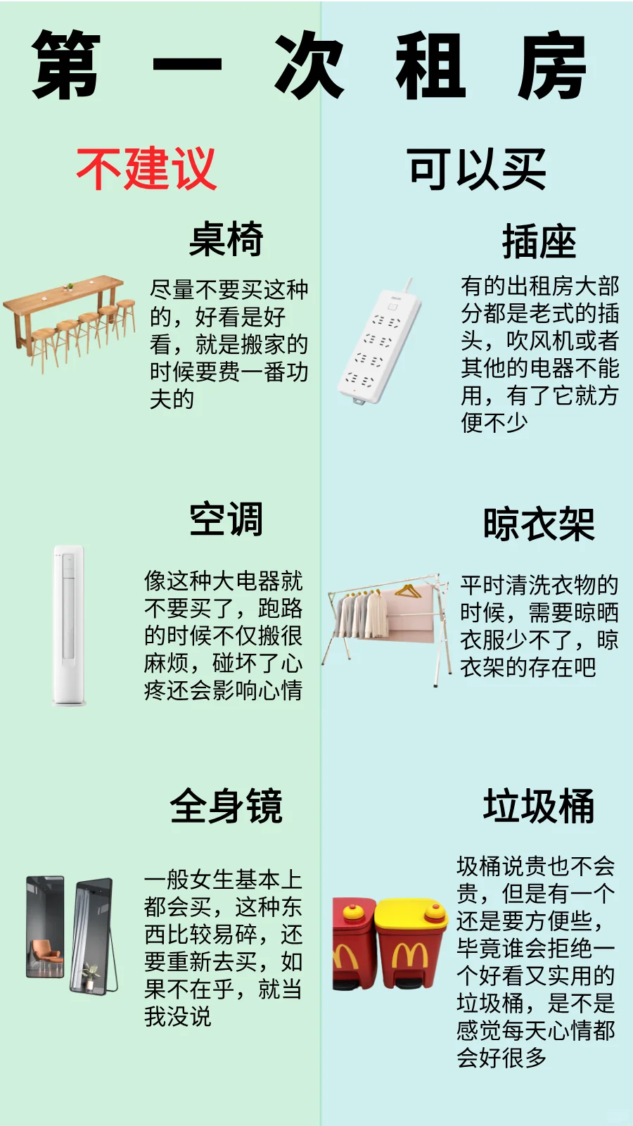 跟着打工人入租房好物,码住不丢!?