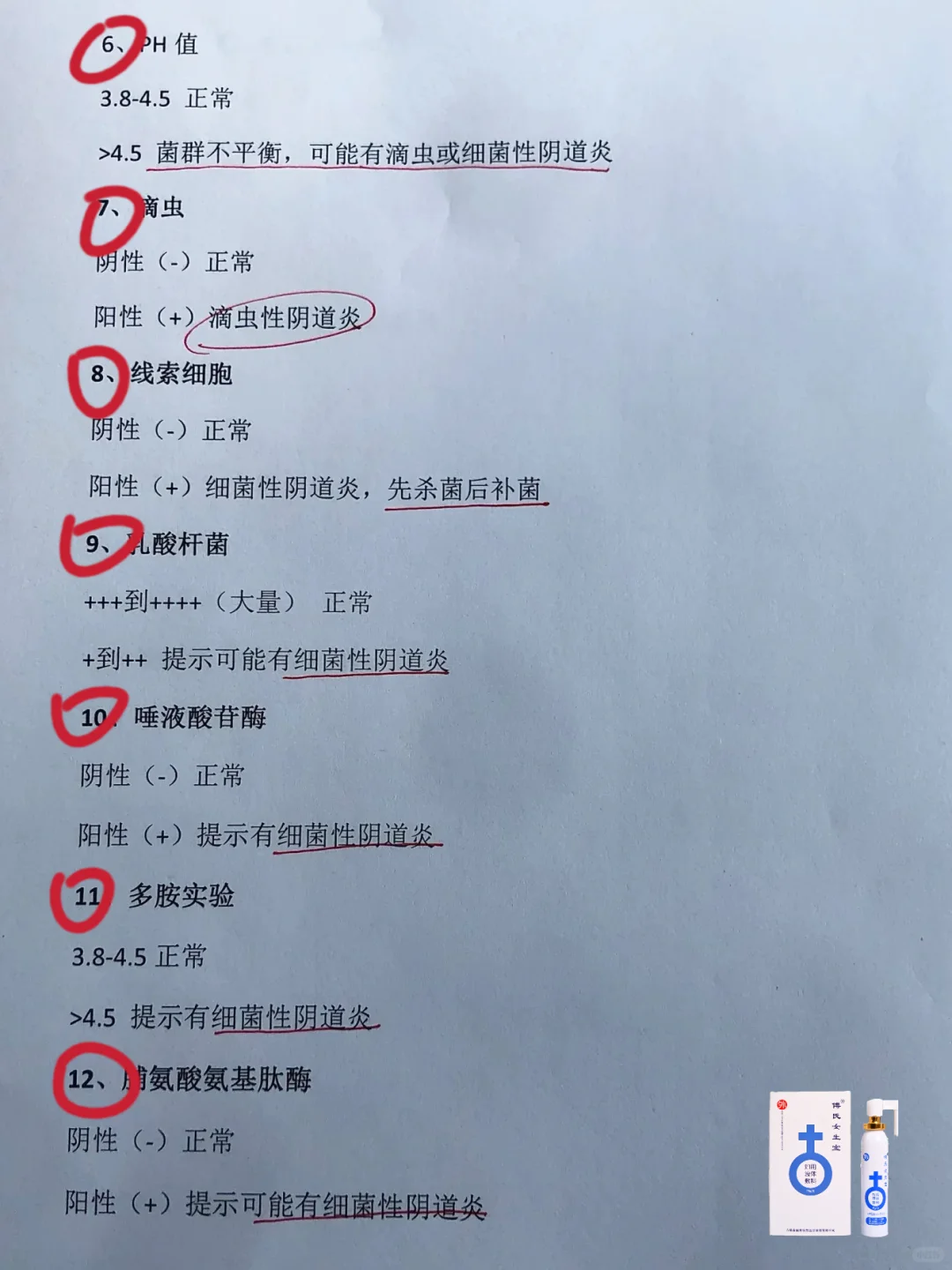 白带常规检查报告，先收藏保存‼️