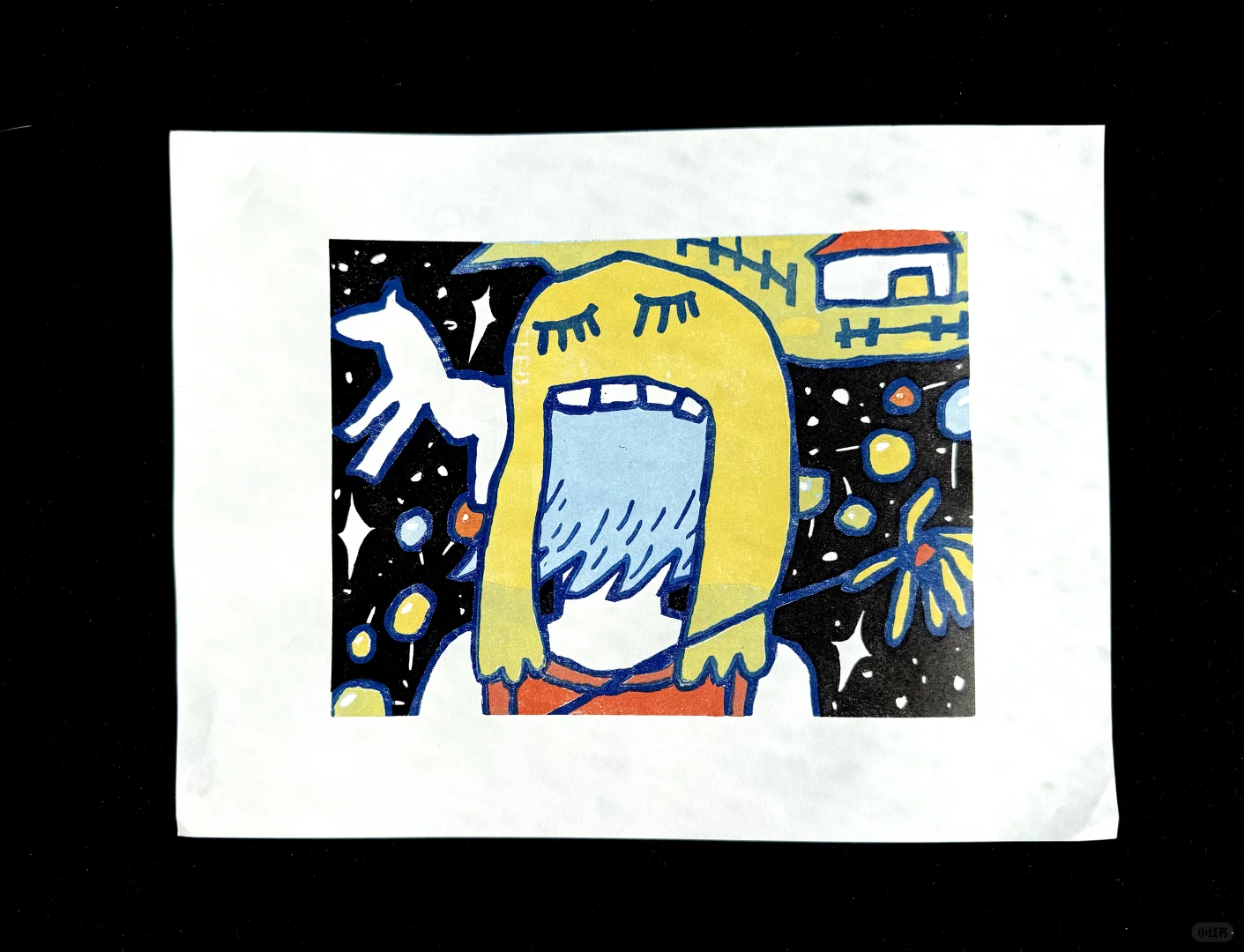 做了分版套色，版画套色怎么做