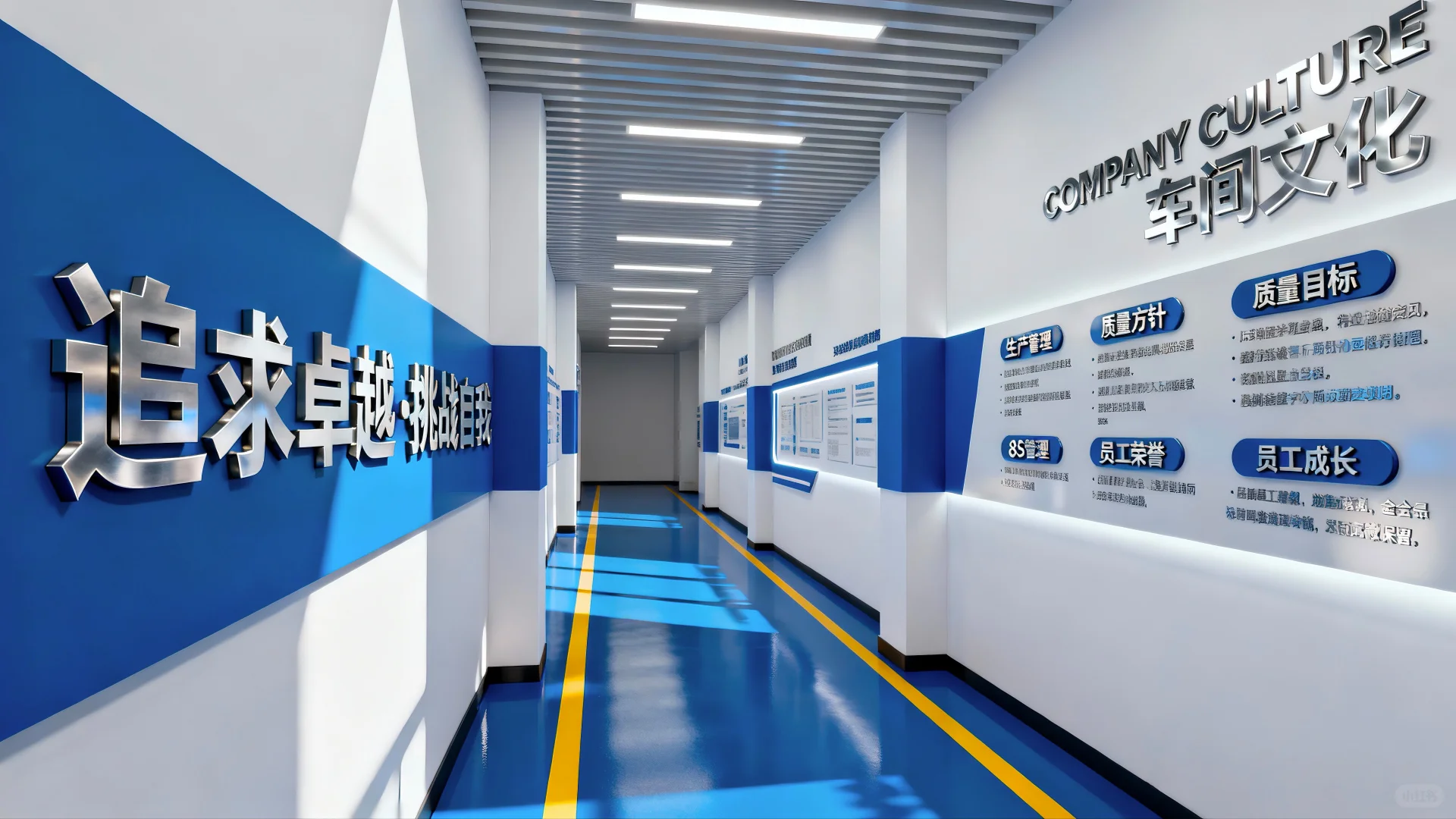 这才是现代车间该有的样子!车间文化设计